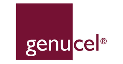 Genucel logo on a white background