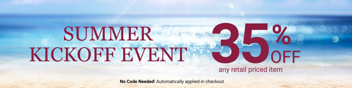 SUMMER KICKOFF EVENT 35% OFF